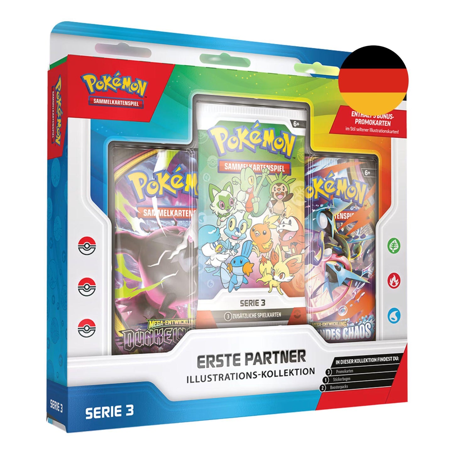 Pokémon TCG – First Partner Illustration Collection: Series 3 (German Edition)