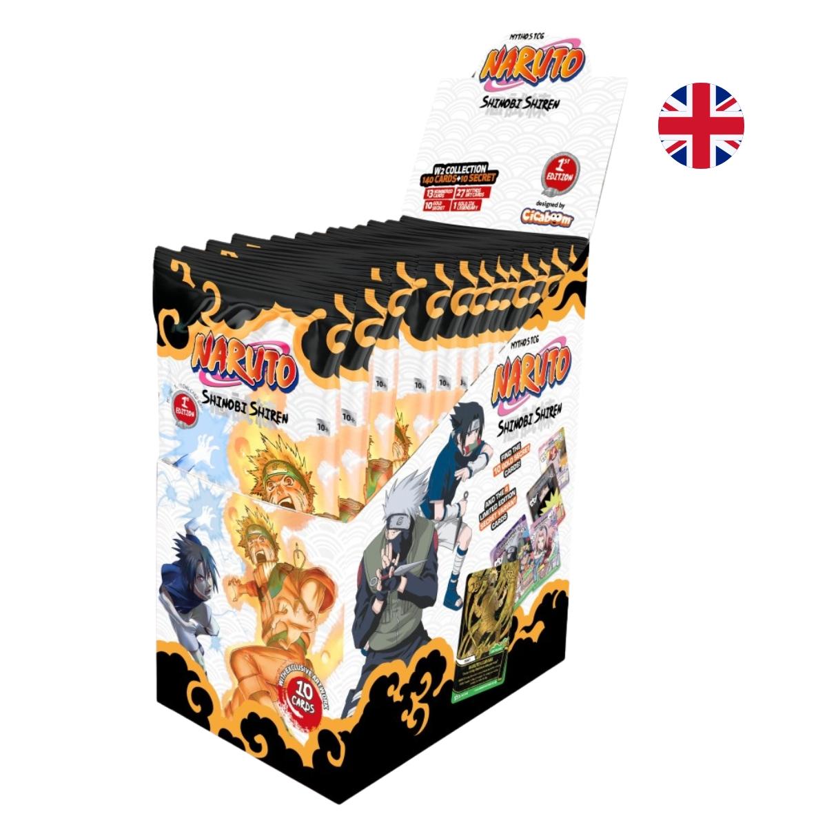 Naruto Mythos TCG: Shinobi Shiren (Set 2) – Booster Display (1. Edition, English)