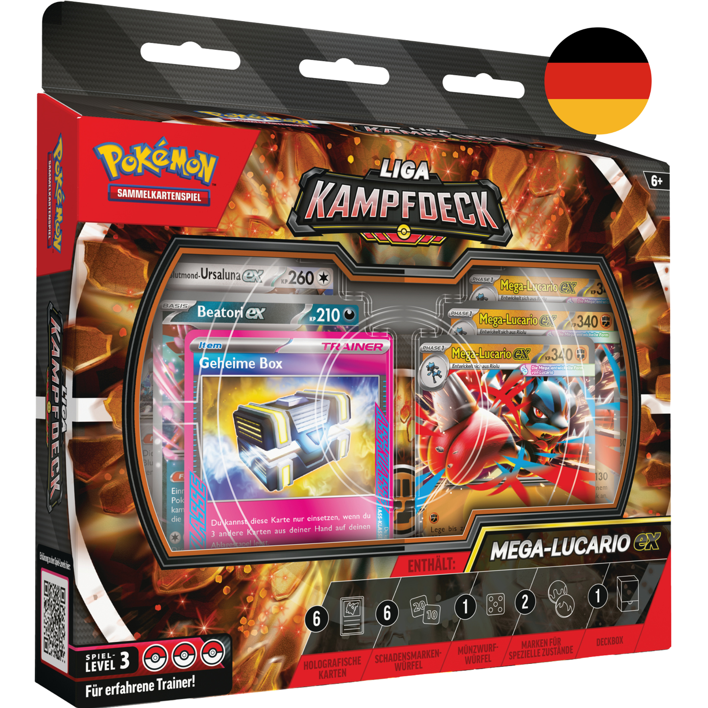 Pokémon TCG: Mega Lucario-ex League Battle Deck (German Edition)