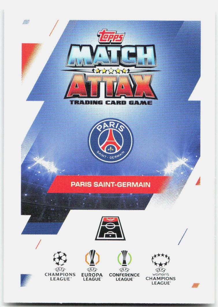 Topps Match Attax UEFA Club Competitions Extra #191 Bradley Barcola (2025-26)