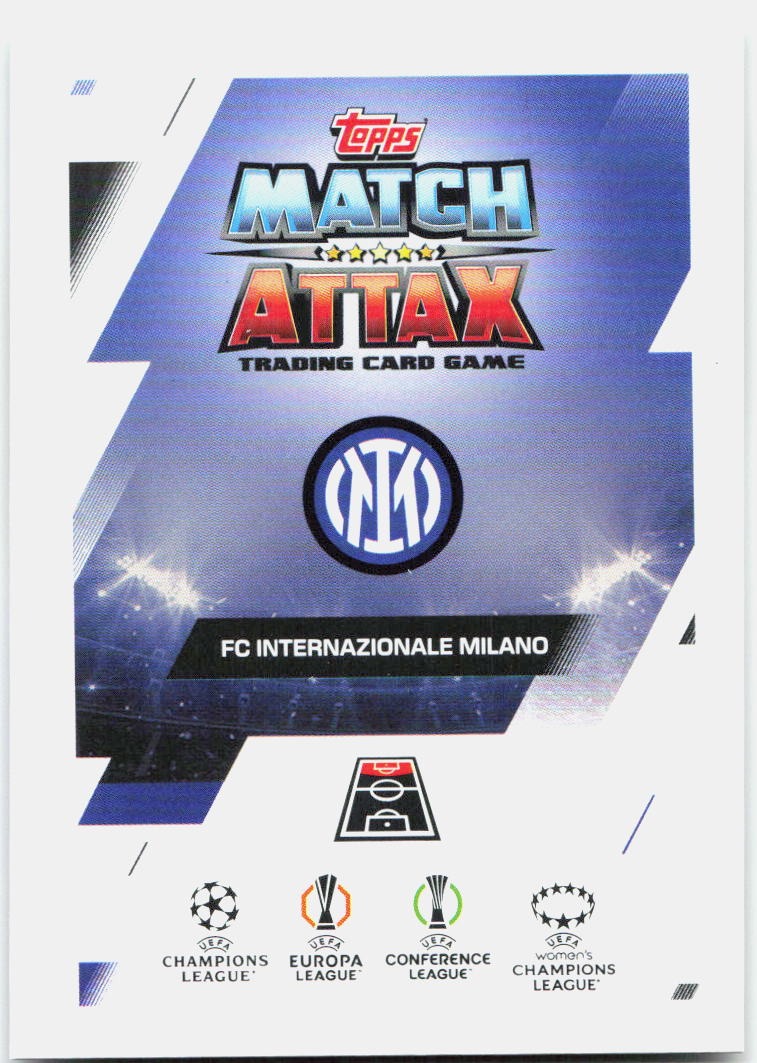 Topps Match Attax UEFA Club Competitions Extra #260 Lautaro Martinez (2025-26)