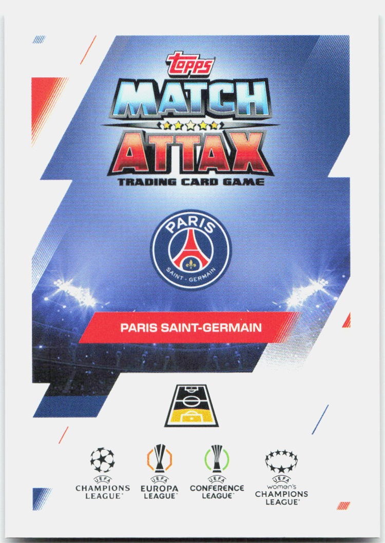 Topps Match Attax UEFA Club Competitions Extra #281 Nuno Mendes (2025-26)