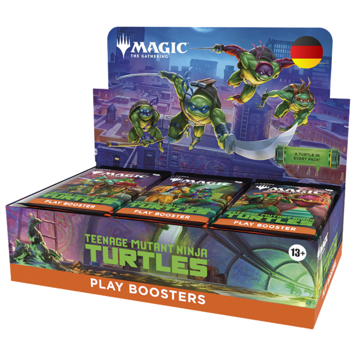 Magic: The Gathering – Teenage Mutant Ninja Turtles Play Booster Display (Deutsch)
