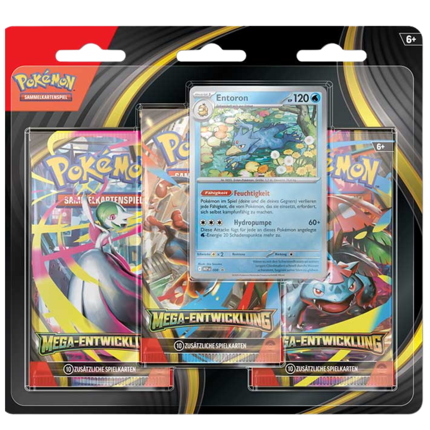 Pokémon TCG – Mega-Entwicklung – 3-Pack-Blister – DE