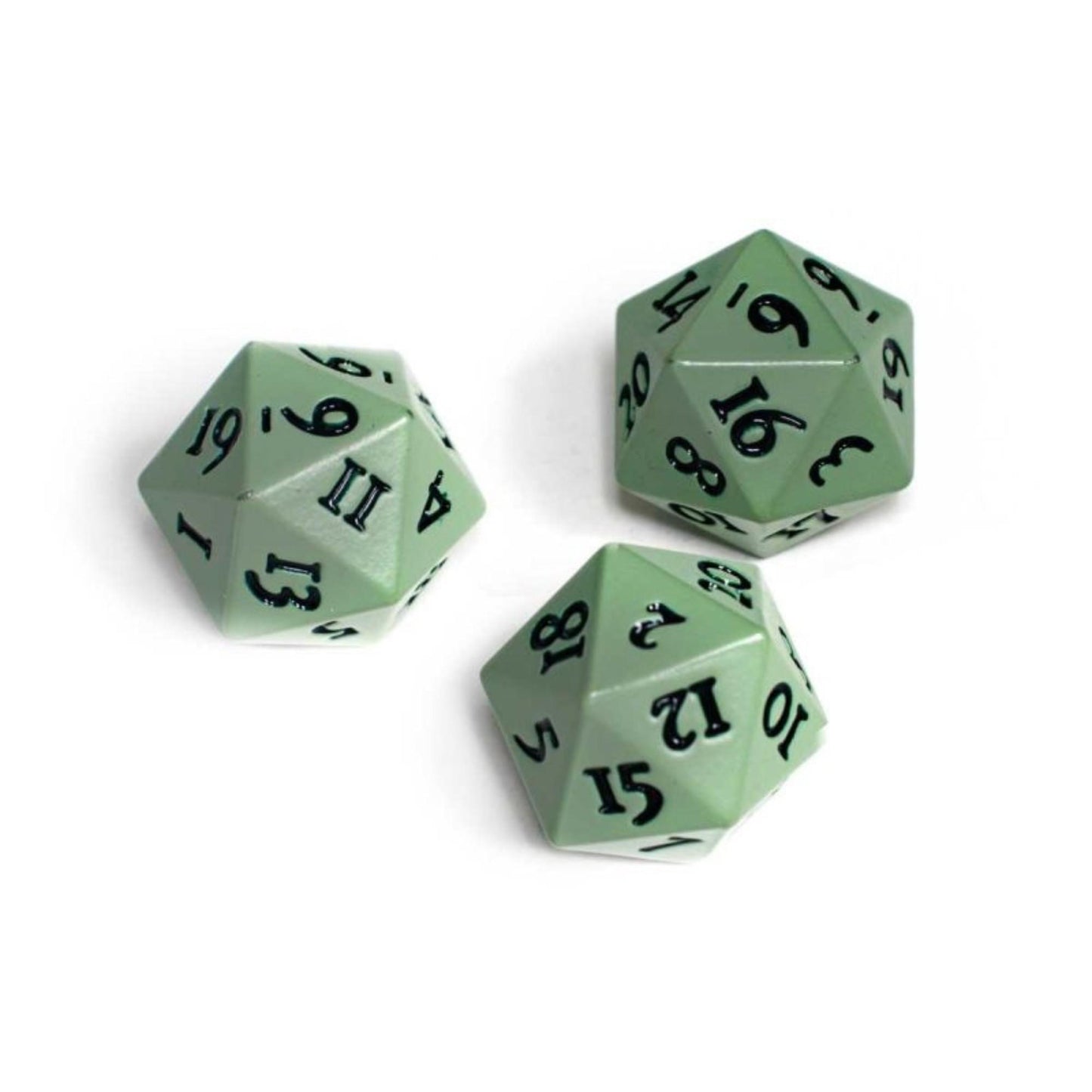 Ultra PRO Vivid Heavy Metal D20 Würfel – Cool Matcha