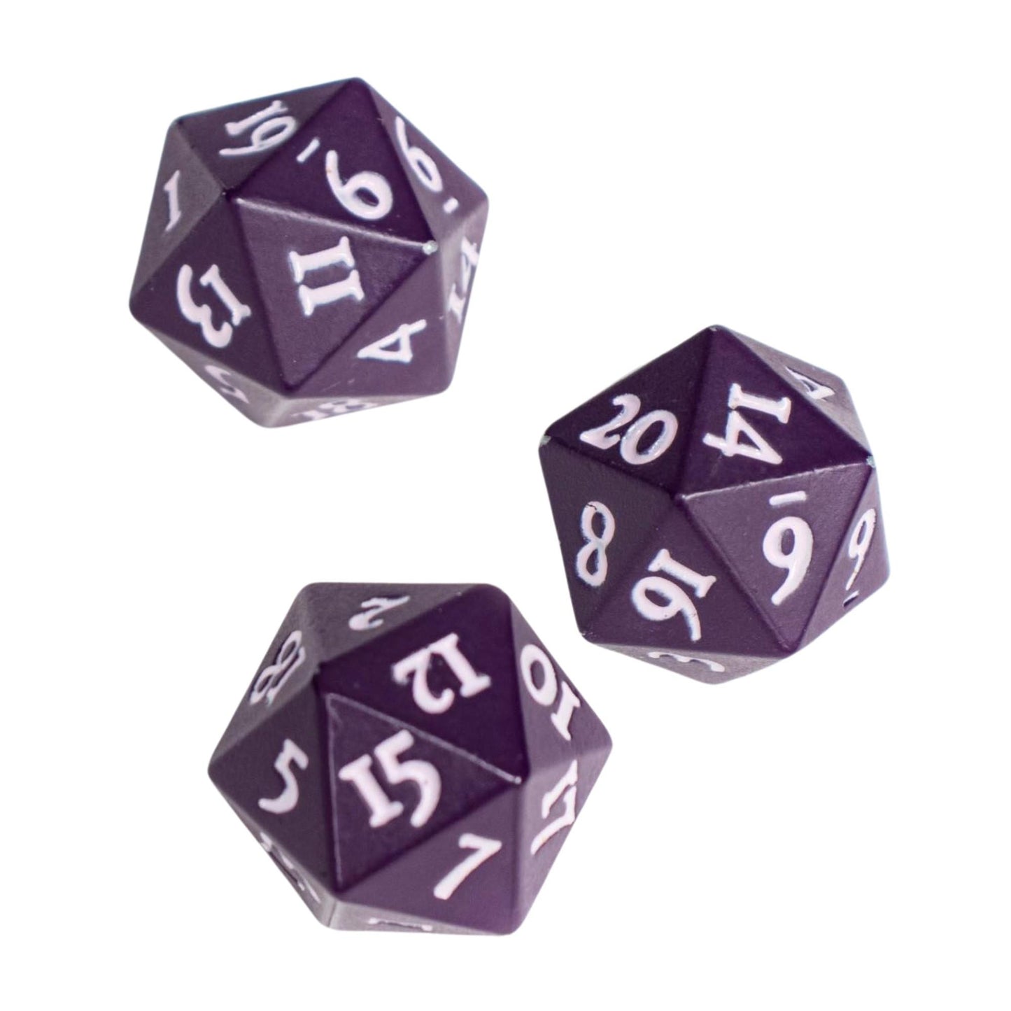 Ultra PRO Vivid Heavy Metal D20 Würfel – Midnight Plum