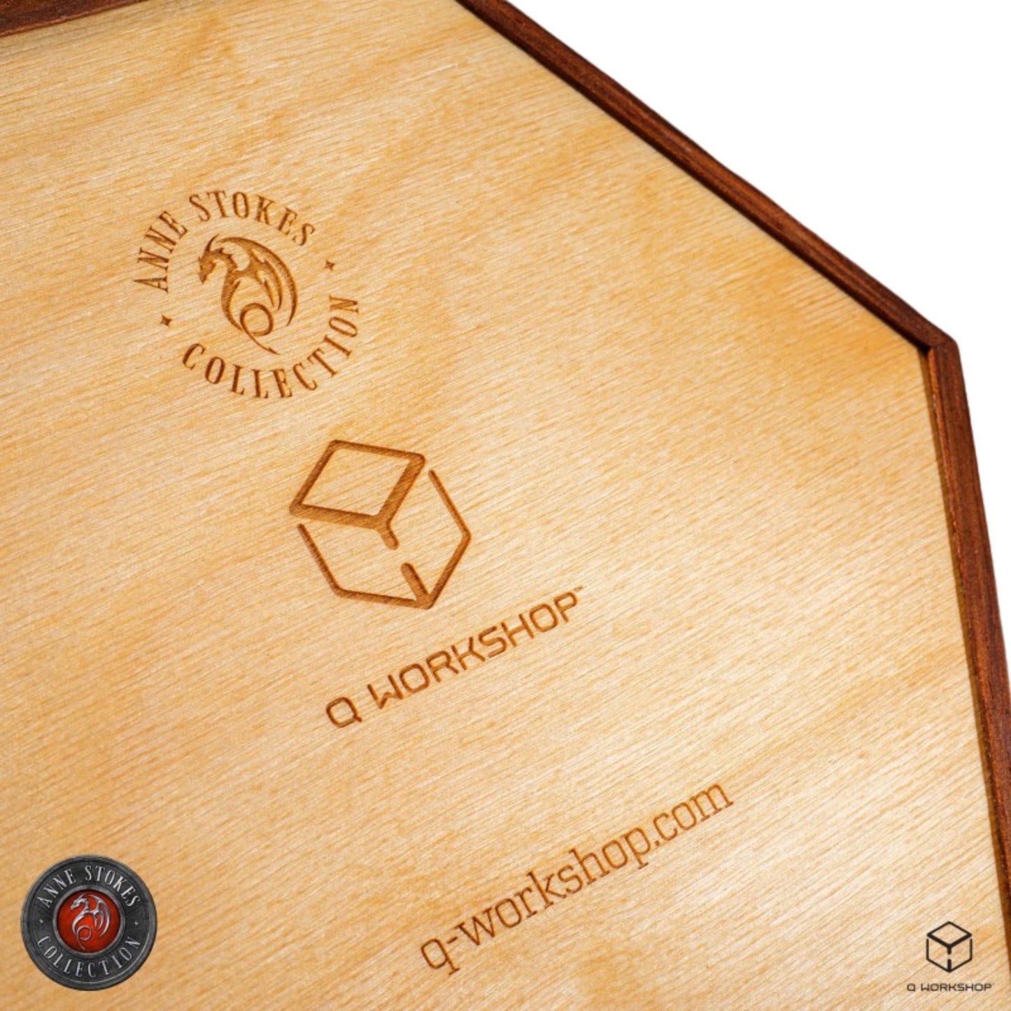 Q Workshop – Anne Stokes Dice Tray aus Bodo-Holz
