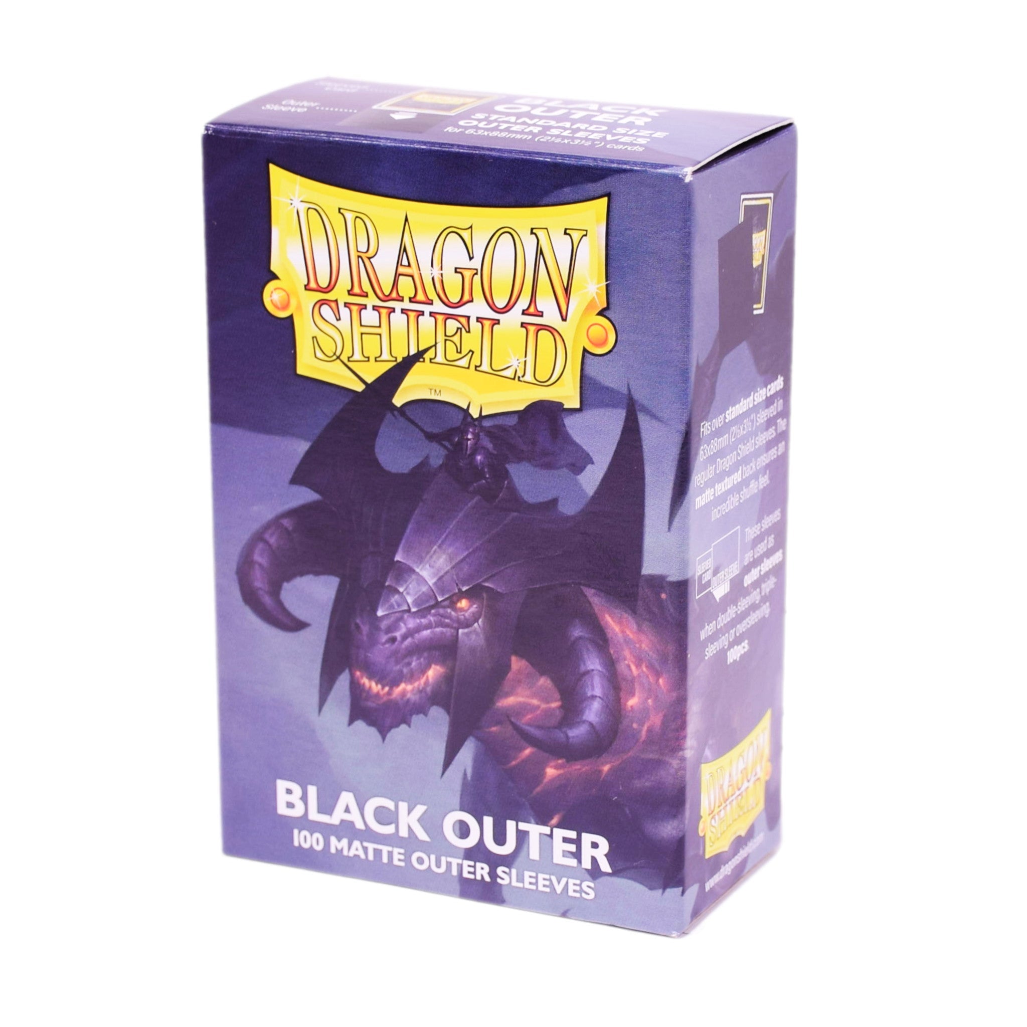 outer card sleeves Dragon Shield - Black