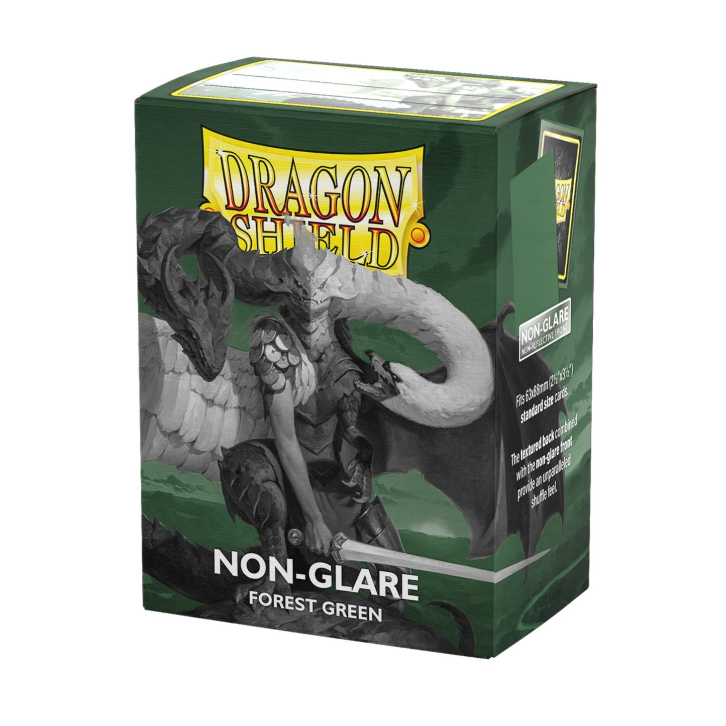 Dragon Shield – 100 Matte Sleeves Non-Glare Forest Green