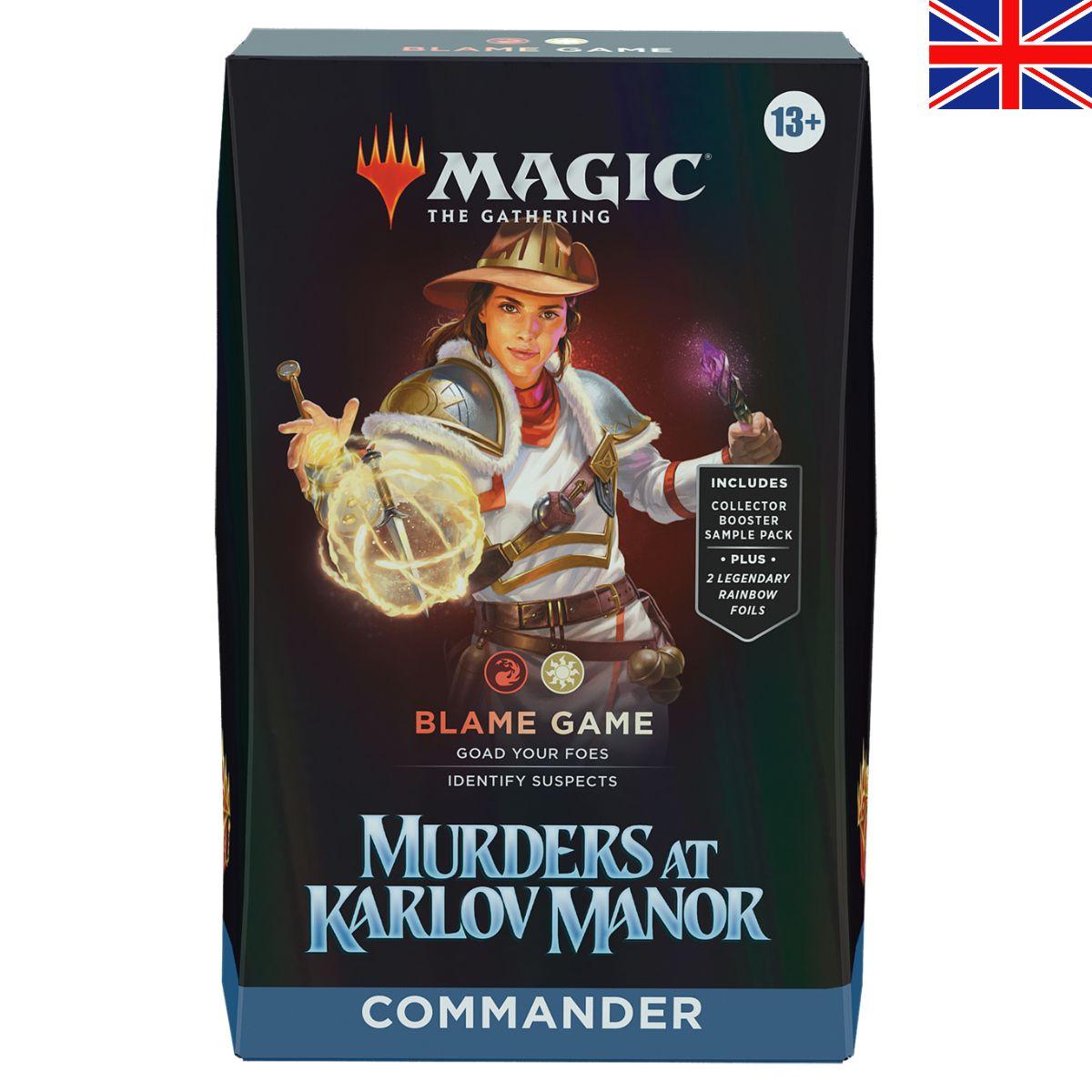 Magic: The Gathering – Murders at Karlov Manor Commander Deck – Blame Game – EN