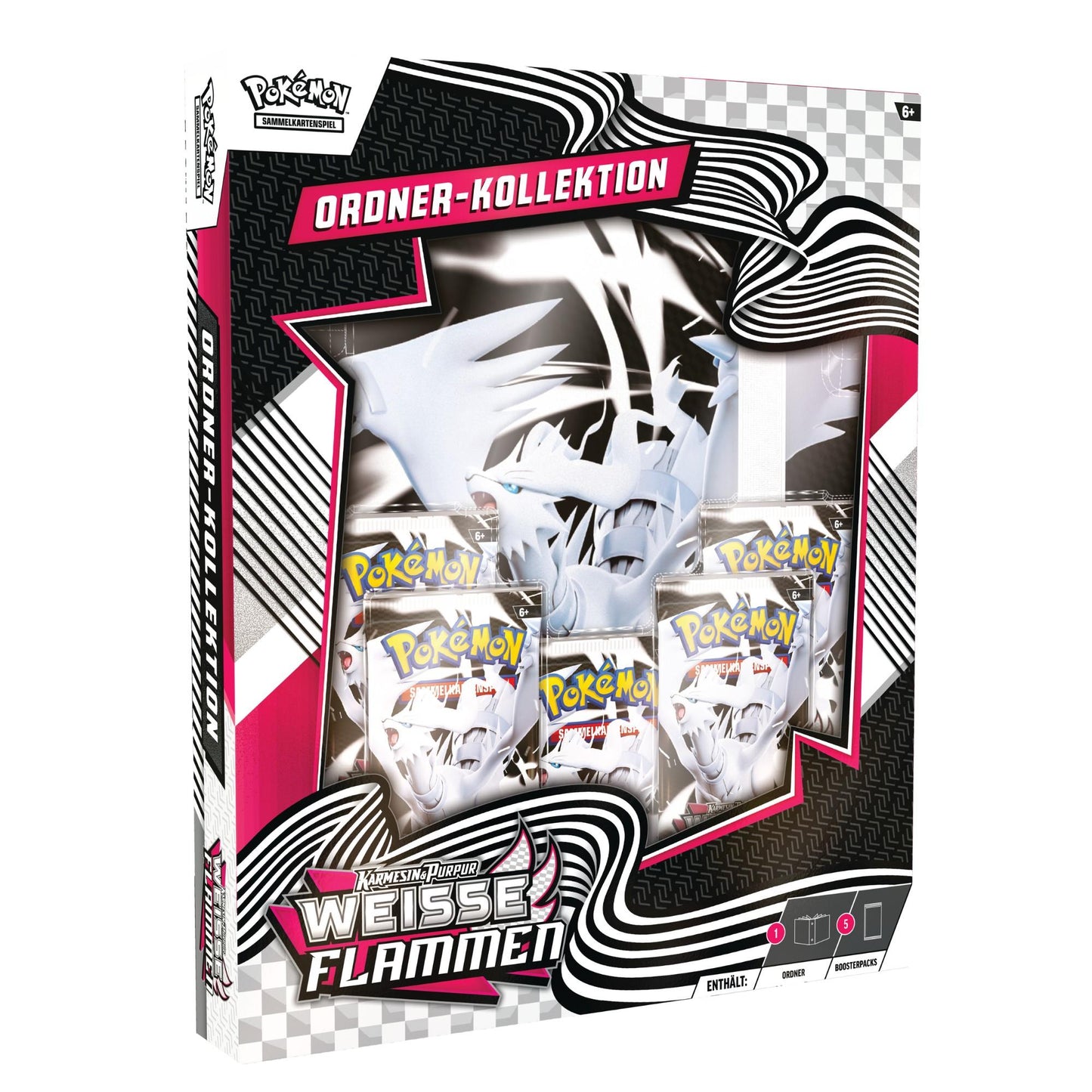 Pokemon TCG Karmesin & Purpur 10.5 – Weisse Flammen Ordner Kollektion