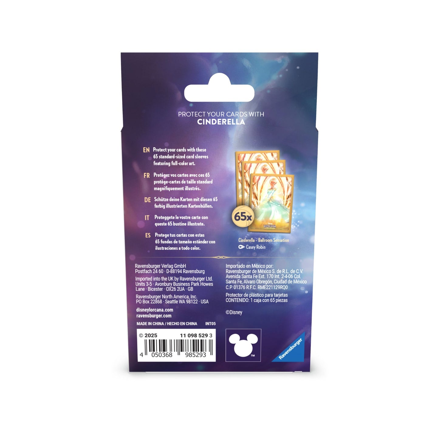 Archazias Island - Disney Lorcana - Card Sleeves Cinderella