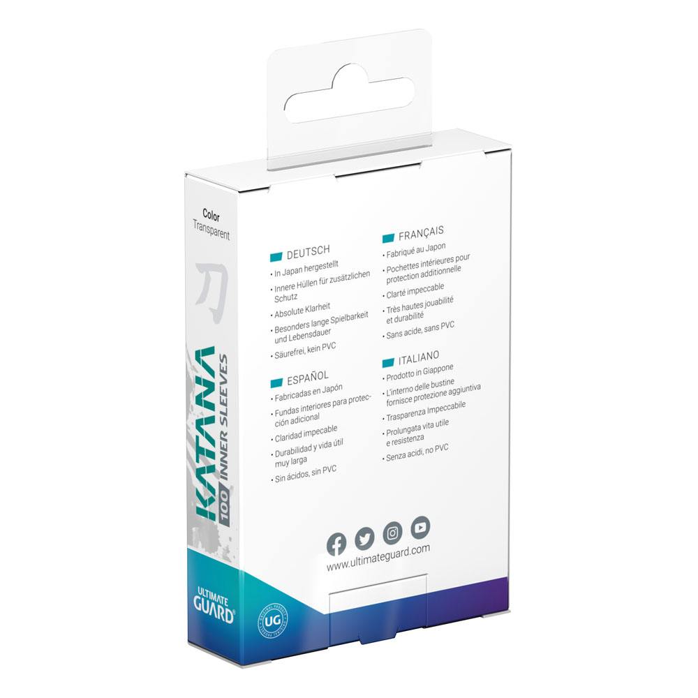 Ultimate Guard Katana Inner Sleeves Standard Size (100 Pack)