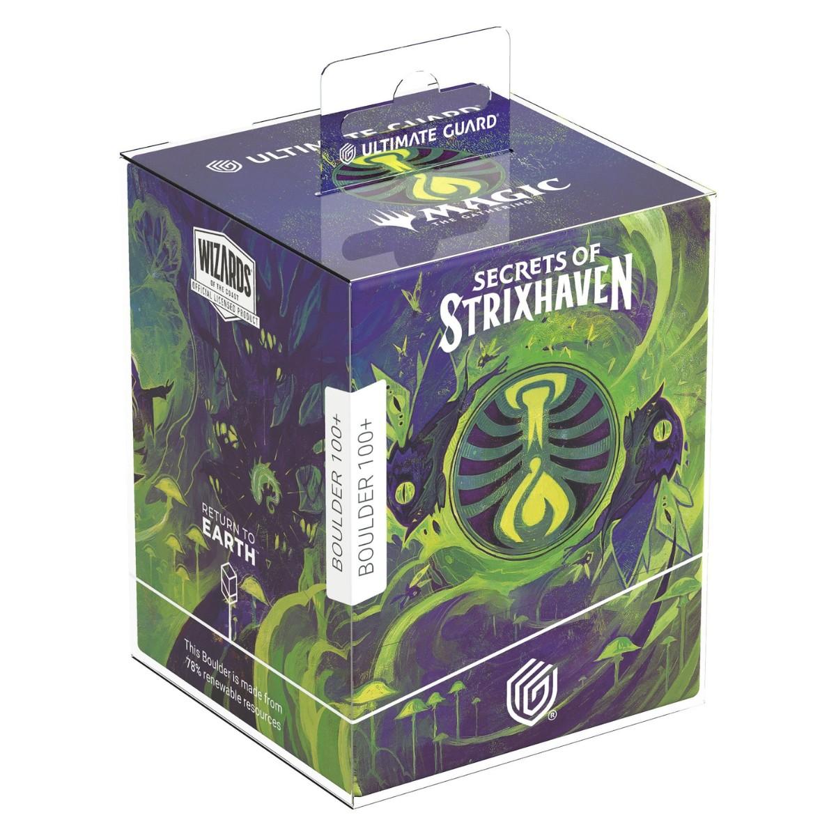 Ultimate Guard RTE Boulder 100+ Magic: The Gathering "Secrets of Strixhaven" – Sustainable Deck Box