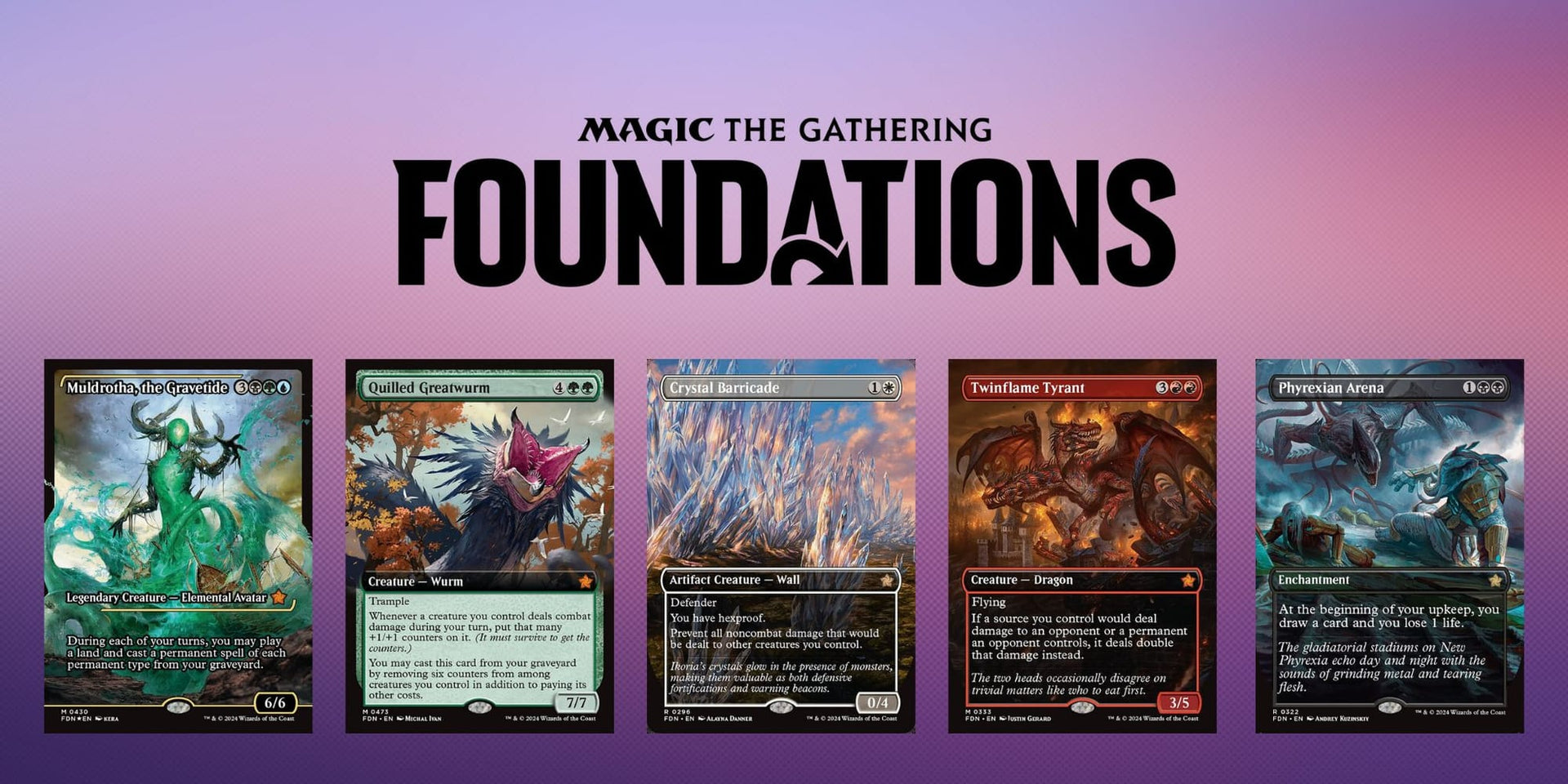 Top Commander cards from MTG Foundations