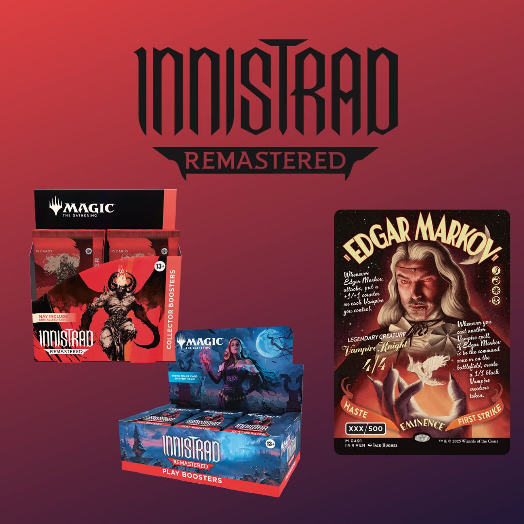 Innistrad Remastered - Collector Booster|Play Booster & Edgar Markov nummerierte Karte