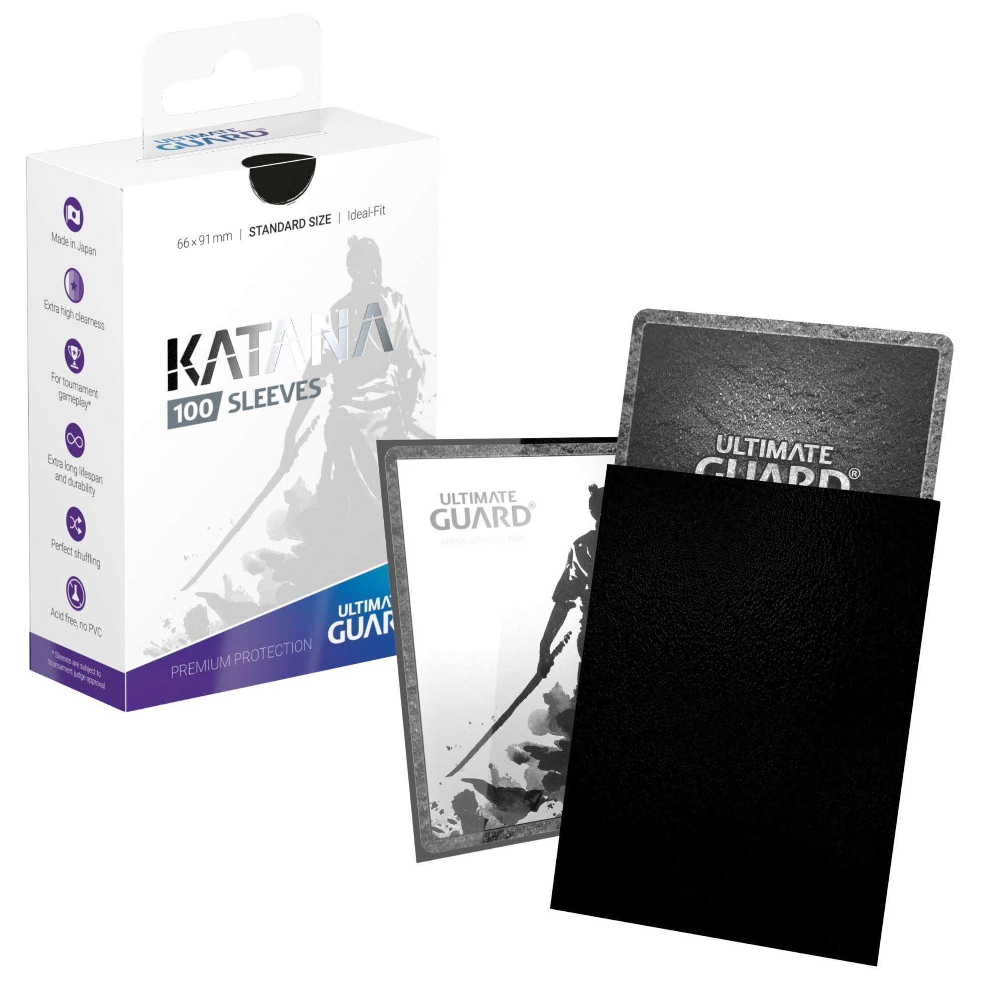 Ultimate Guard Katana Sleeves Standard Size 100 ct. | Prime Protector