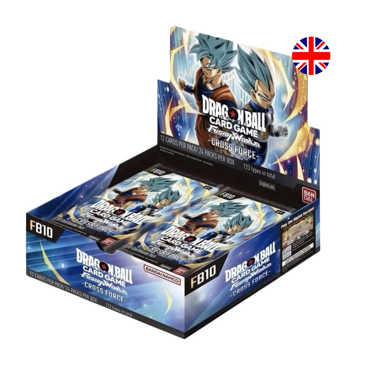 Dragon Ball Super Card Game Fusion World - Cross Force [FB10] Booster Display (English Edition)