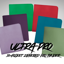 Ultra PRO PRO-BINDER Zippered 12-Pocket Vivid