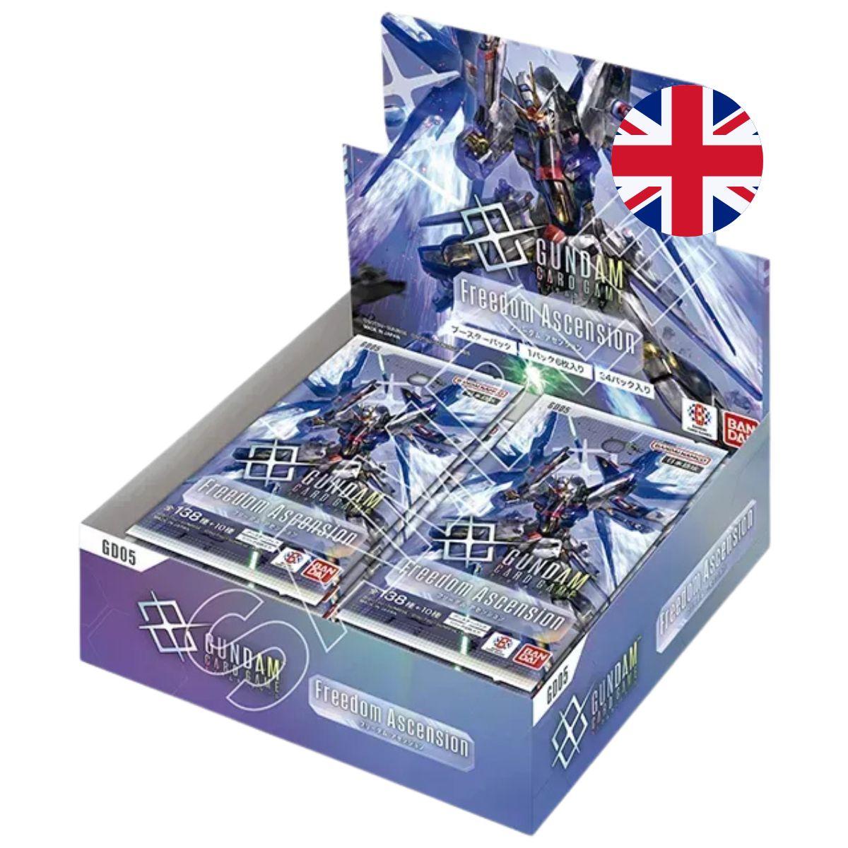 Gundam Card Game: Freedom Ascension (GD05) – Booster Display (Englisch)