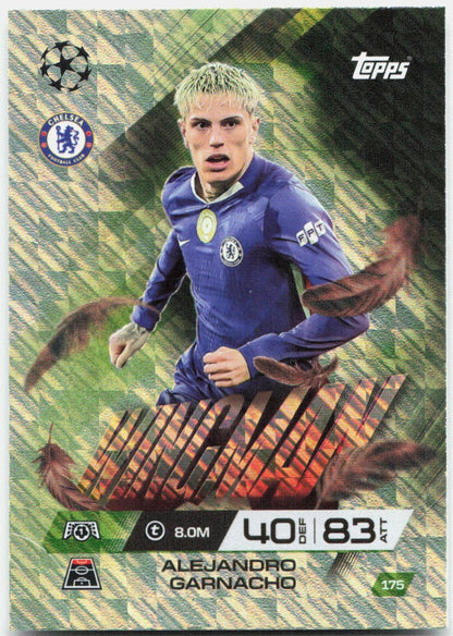 Topps Match Attax UEFA Club Competitions Extra #175 Alejandro Garnacho (2025-26)