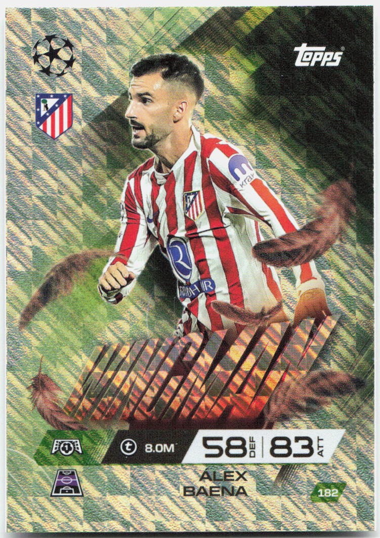 Topps Match Attax UEFA Club Competitions Extra #182 Alex Baena (2025-26)