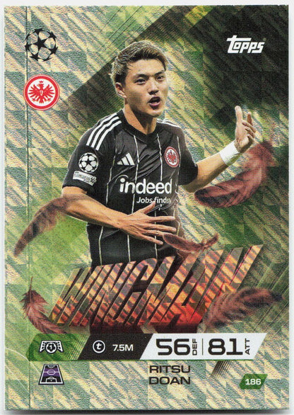 Topps Match Attax UEFA Club Competitions Extra #186 Ritsu Doan (2025-26)