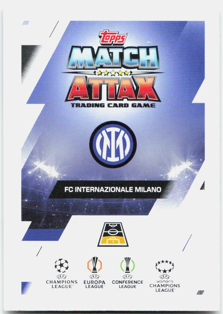 Topps Match Attax UEFA Club Competitions Extra #195 Denzel Dumfries (2025-26)