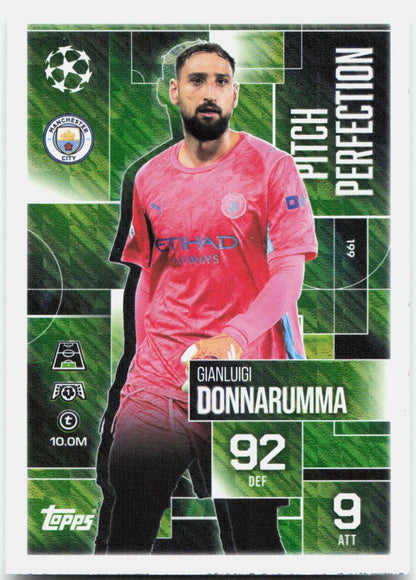 Topps Match Attax UEFA Club Competitions Extra #199 Gianluigi Donnarumma (2025-26)