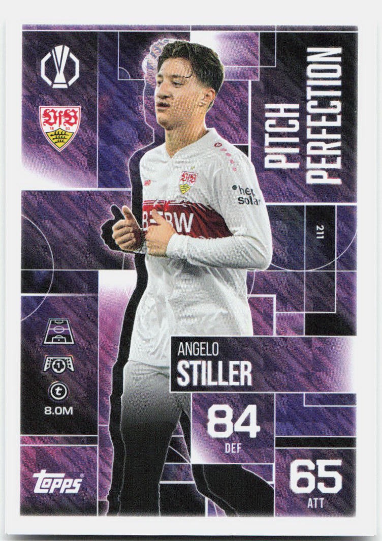 Topps Match Attax UEFA Club Competitions Extra #211 Angelo Stiller (2025-26)