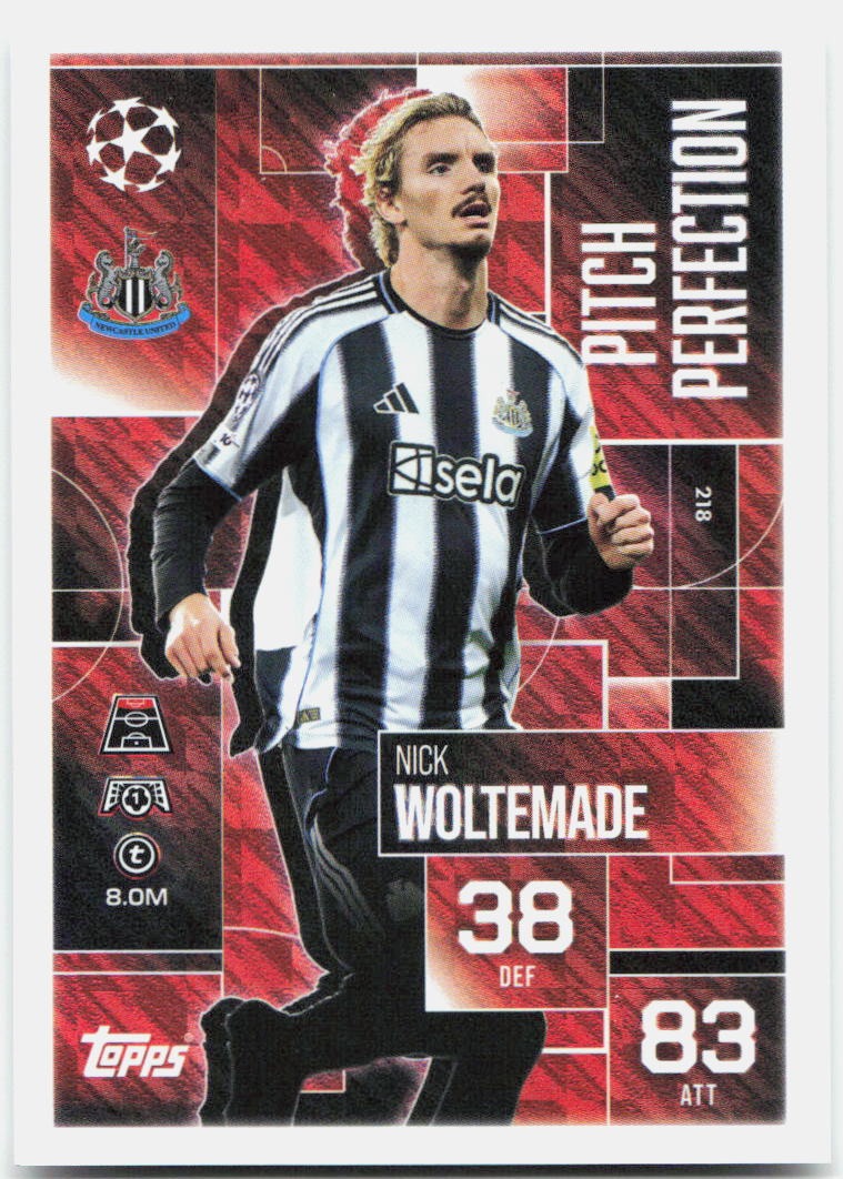 Topps Match Attax UEFA Club Competitions Extra #218 Nick Woltemade (2025-26)