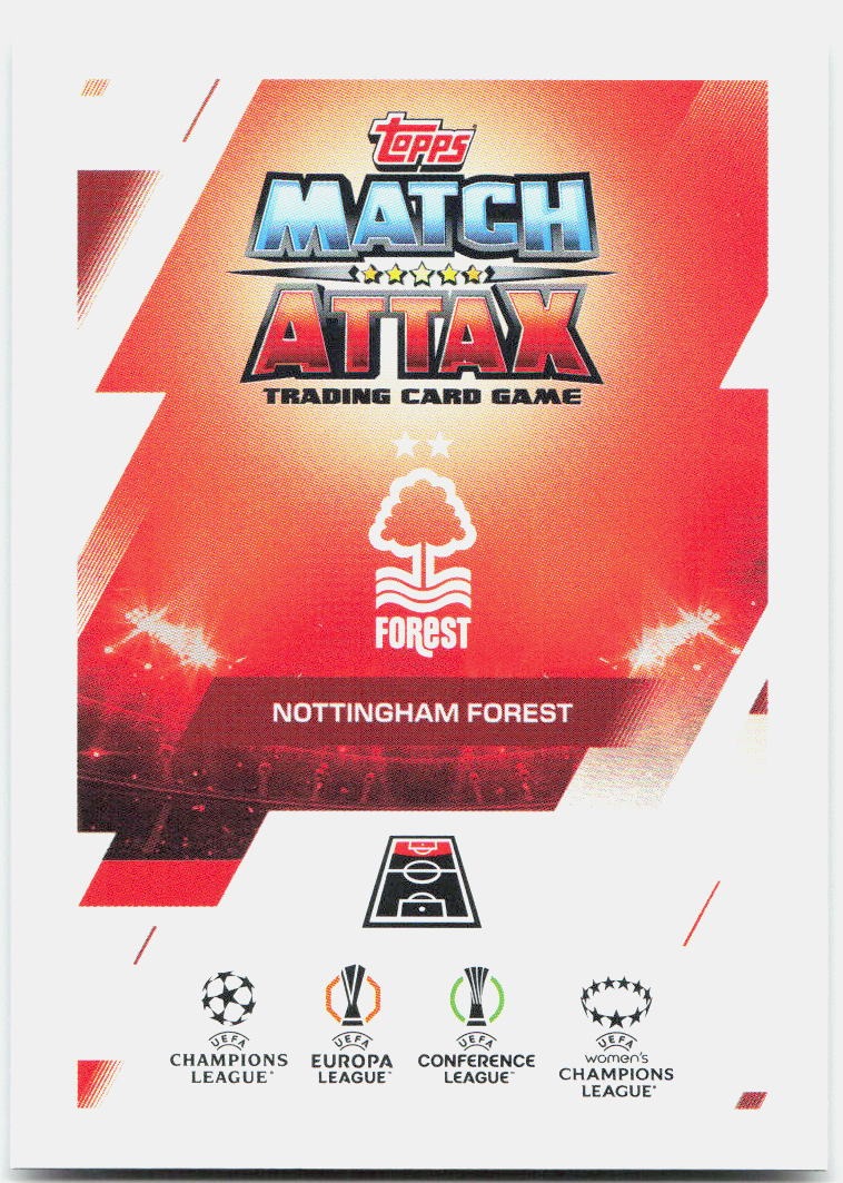 Topps Match Attax UEFA Club Competitions Extra #219 Dan Ndoye (2025-26)