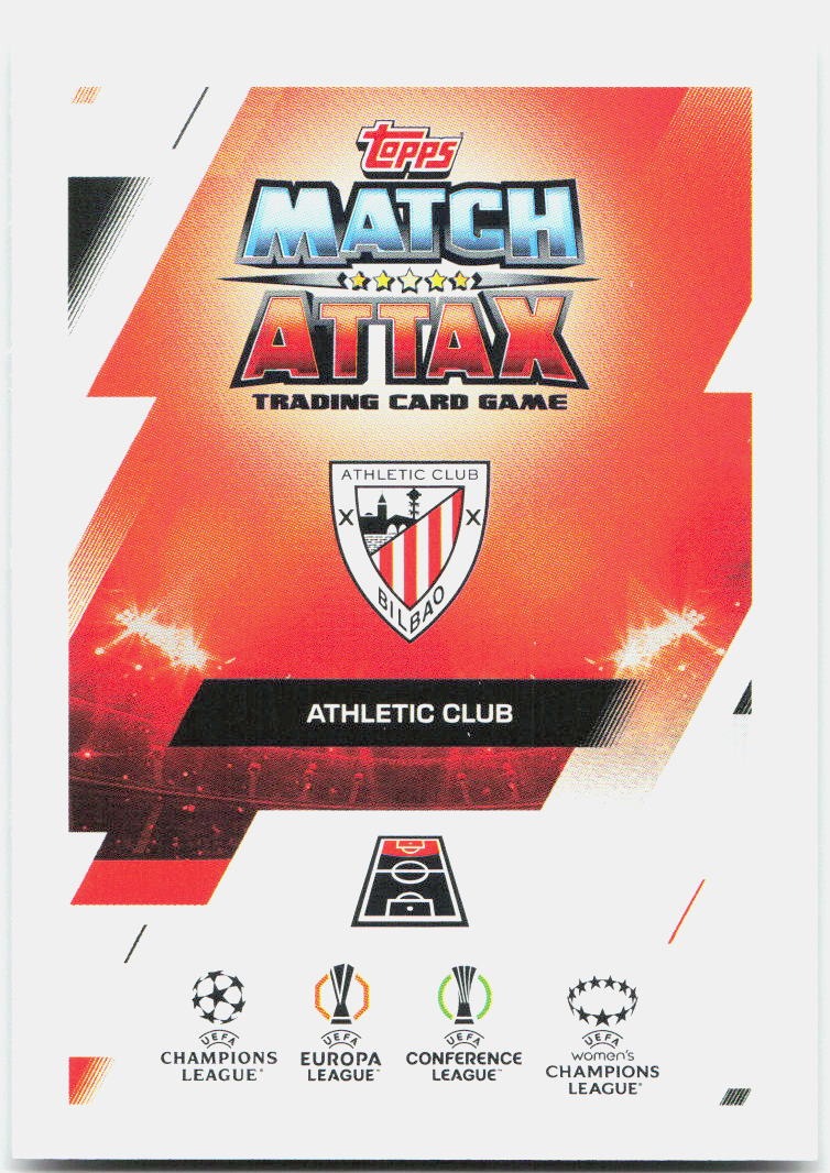 Topps Match Attax UEFA Club Competitions Extra #221 Inaki Williams (2025-26)