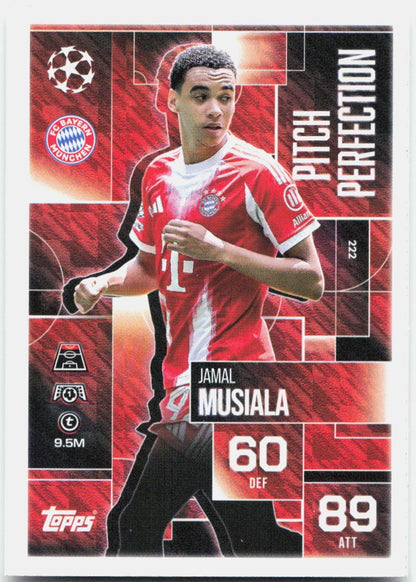 Topps Match Attax UEFA Club Competitions Extra #222 Jamal Musiala (2025-26)