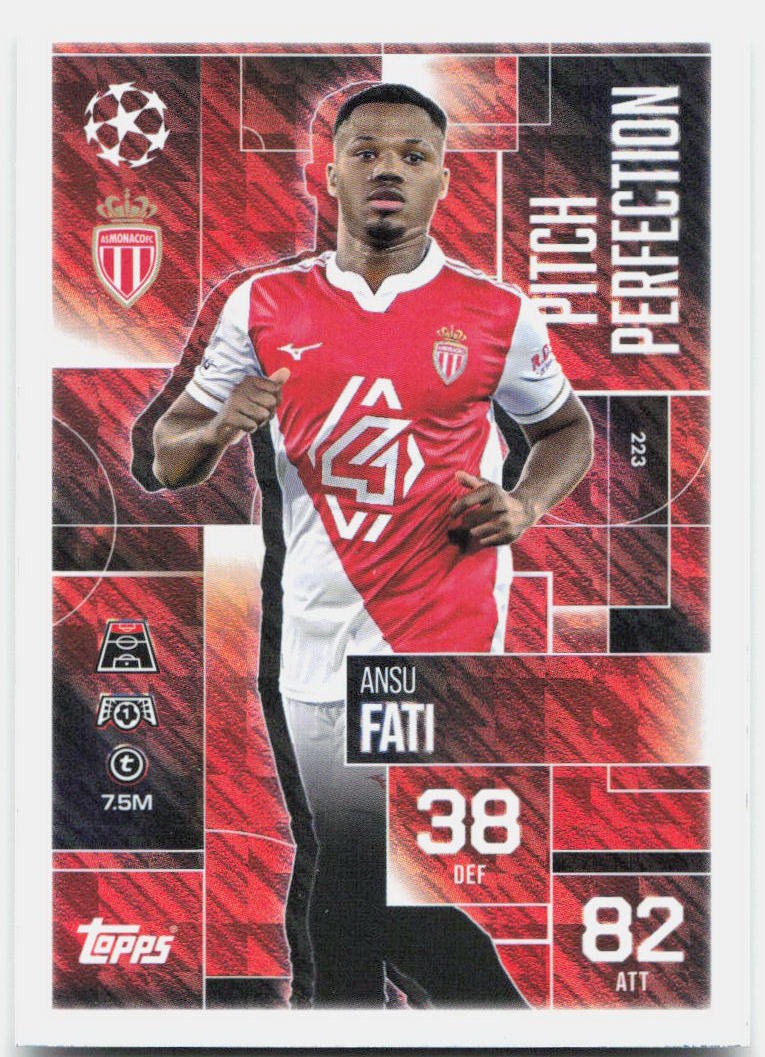 Topps Match Attax UEFA Club Competitions Extra #223 Ansu Fati (2025-26)