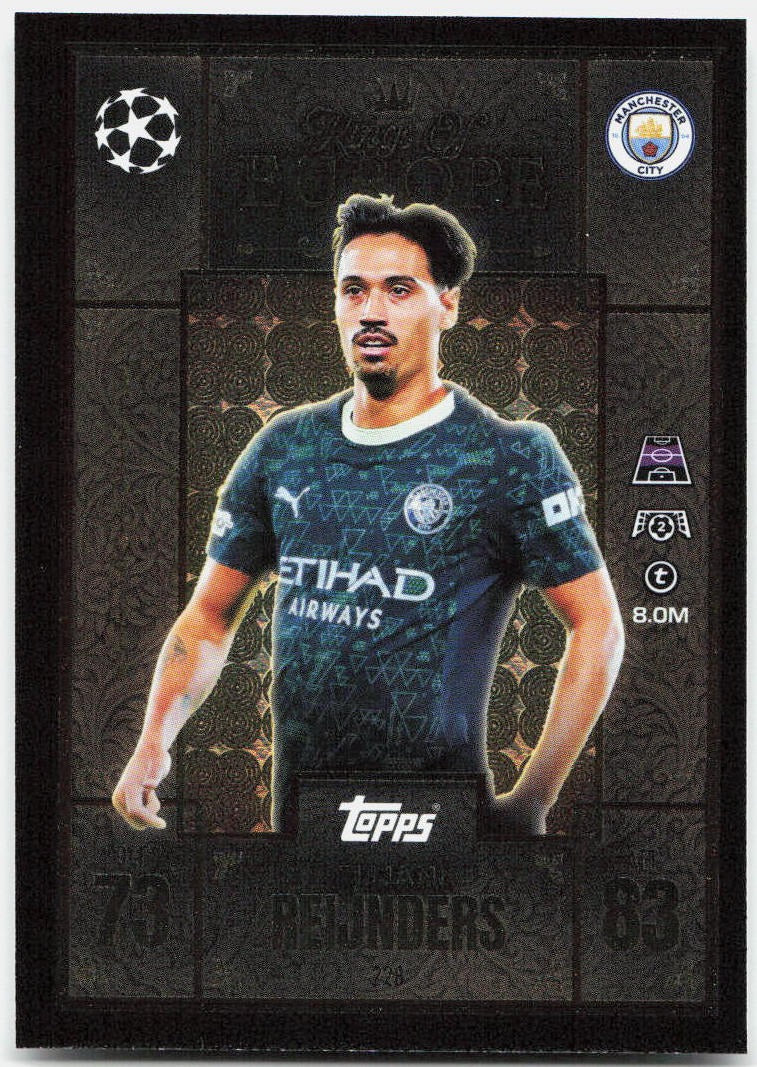 Topps Match Attax UEFA Club Competitions Extra #228 Tijjani Reijnders (2025-26)