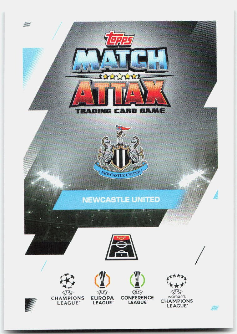 Topps Match Attax UEFA Club Competitions Extra #230 Anthony Gordon (2025-26)