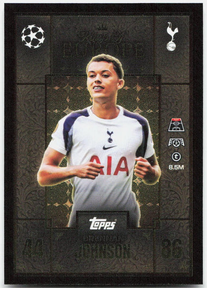 Topps Match Attax UEFA Club Competitions Extra #231 Brennan Johnson (2025-26)