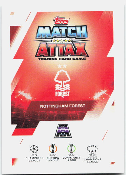 Topps Match Attax UEFA Club Competitions Extra #233 Morgan Gibbs-White (2025-26)