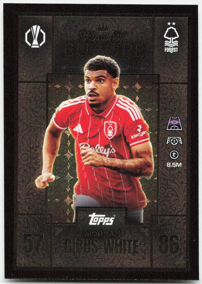 Topps Match Attax UEFA Club Competitions Extra #233 Morgan Gibbs-White (2025-26)