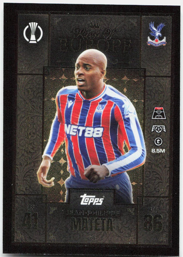 Topps Match Attax UEFA Club Competitions Extra #234 Jean-Philippe Mateta (2025-26)