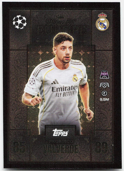 Topps Match Attax UEFA Club Competitions Extra #236 Federico Valverde (2025-26)
