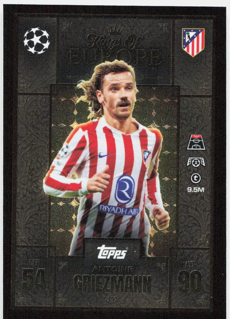 Topps Match Attax UEFA Club Competitions Extra #237 Antoine Griezmann (2025-26)