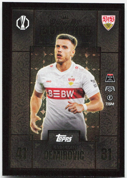 Topps Match Attax UEFA Club Competitions Extra #242 Ermedin Demirovic (2025-26)