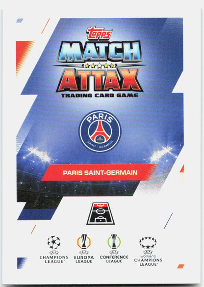 Topps Match Attax UEFA Club Competitions Extra #243 Bradley Barcola (2025-26)