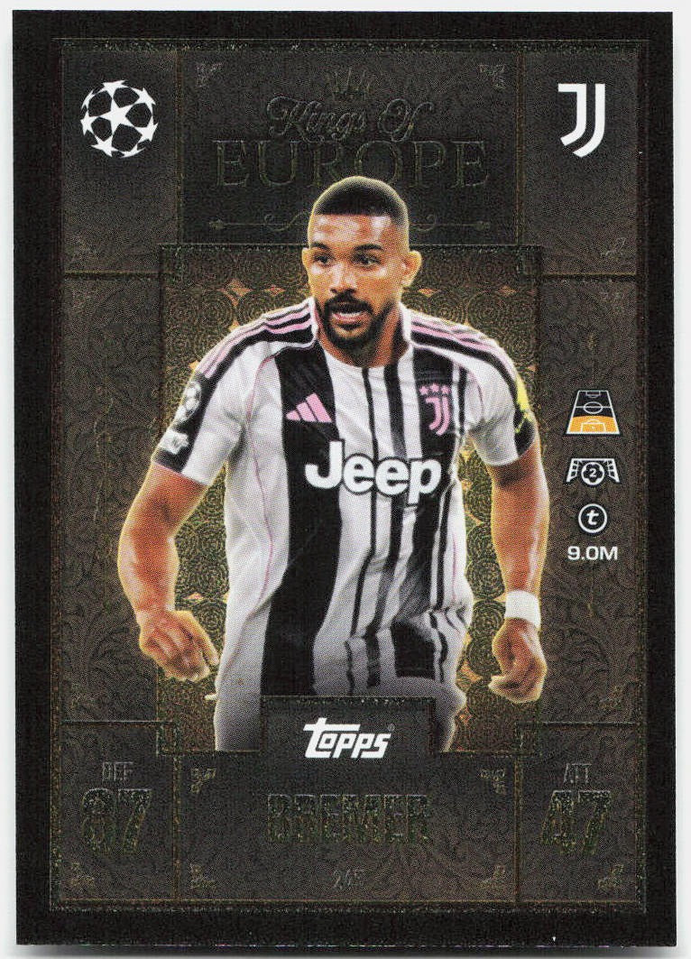 Topps Match Attax UEFA Club Competitions Extra #245 Bremer (2025-26)