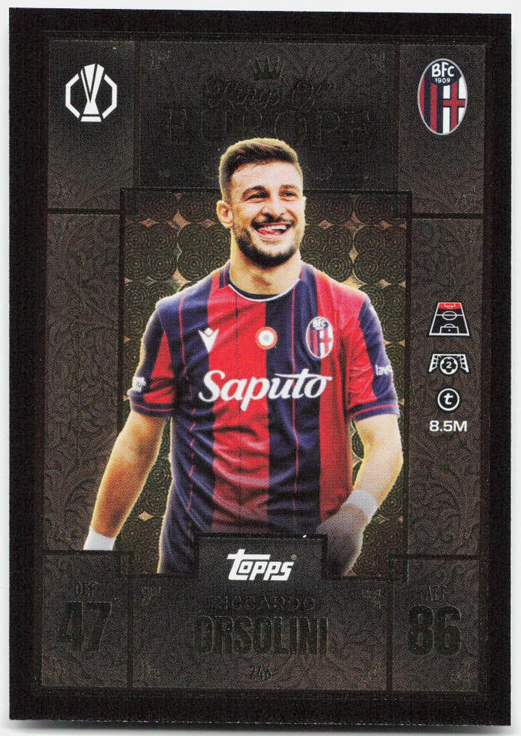 Topps Match Attax UEFA Club Competitions Extra #246 Riccardo Orsolini (2025-26)