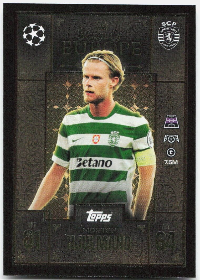 Topps Match Attax UEFA Club Competitions Extra #249 Morten Hjulmand (2025-26)