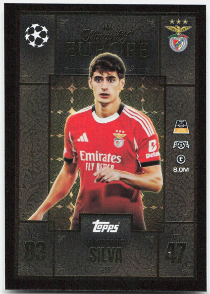 Topps Match Attax UEFA Club Competitions Extra #250 Antonio Silva (2025-26)