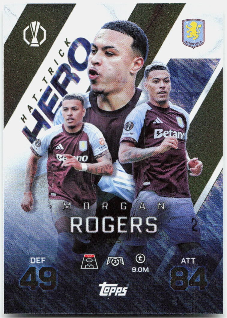 Topps Match Attax UEFA Club Competitions Extra #255 Morgan Rogers (2025-26)
